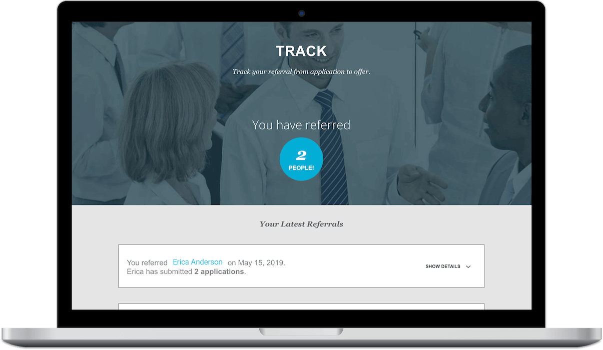 Track your latest referrals