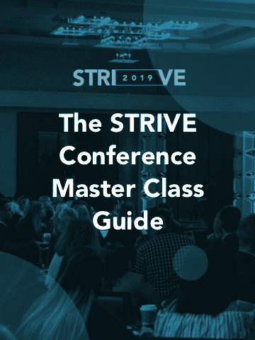 STRIVE Conference Master Class Guide