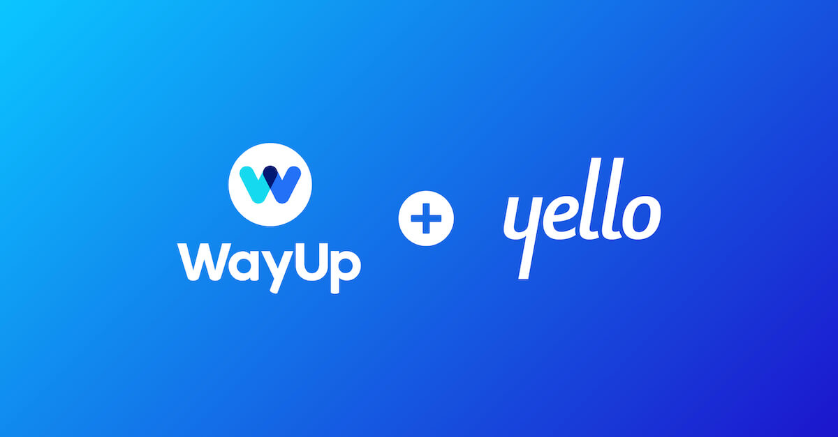 WayUp Yello Logo Lockup